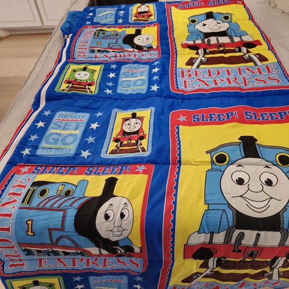 THOMAS Train Bedtime Express SLEEPING BAG 30x56 2003 - Picture 1 of 7